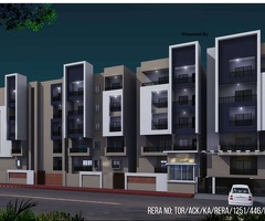 949 Sq.Ft Flat with 2BHK For Residential Apartment For Sale in Hormavu