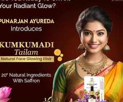 Punarjan Ayurveda Kumkumadi Tailam 30ml-Face Glowing Oil for Brighter Skin