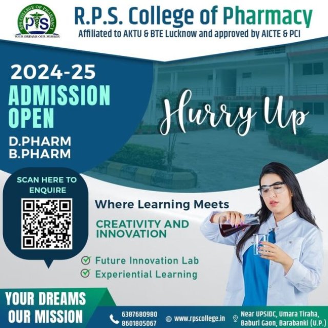 DPharma College in Lucknow |Diploma in Pharmacy Course Lucknow | RPS