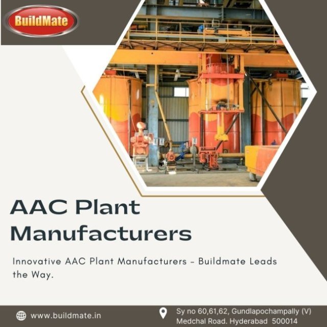 AAC Plant Manufacturers in Hyderabad | 7675989961 | Buildmate