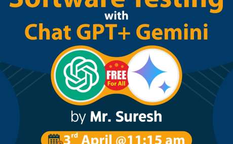 Free Online Workshop on Software Testing with Chat GPT+Gemini - NareshIT