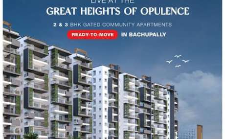 2 and 3BHK Flats for Sale in Bachupally | Risinia Builders