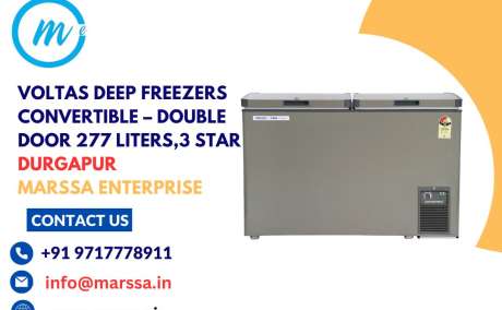 Voltas Deep Freezers Convertible - Double Door 277 Liters, 3 Star Durgapur